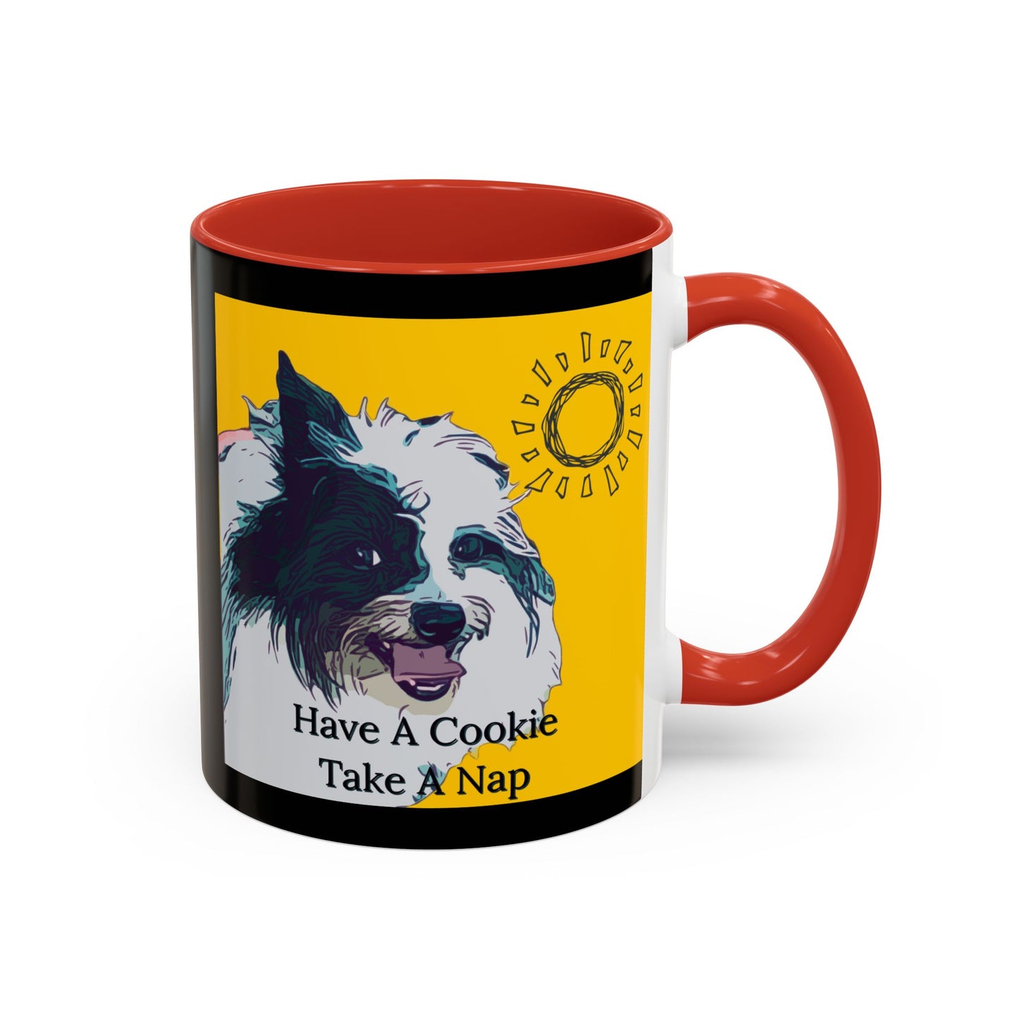 Coffee Mug - Chippy The Tarot Dog, Have A Cookie, Take A Nap Design