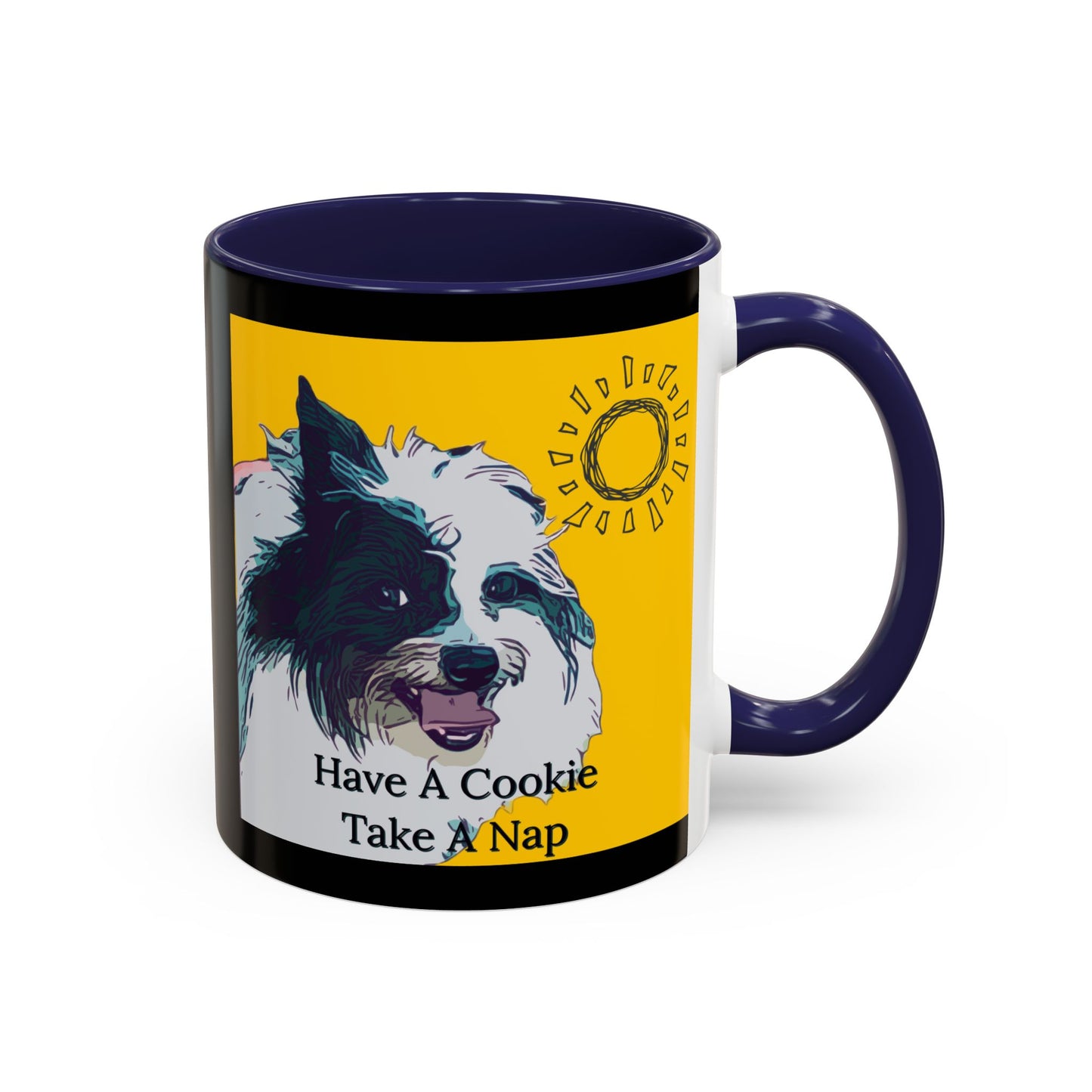 Coffee Mug - Chippy The Tarot Dog, Have A Cookie, Take A Nap Design