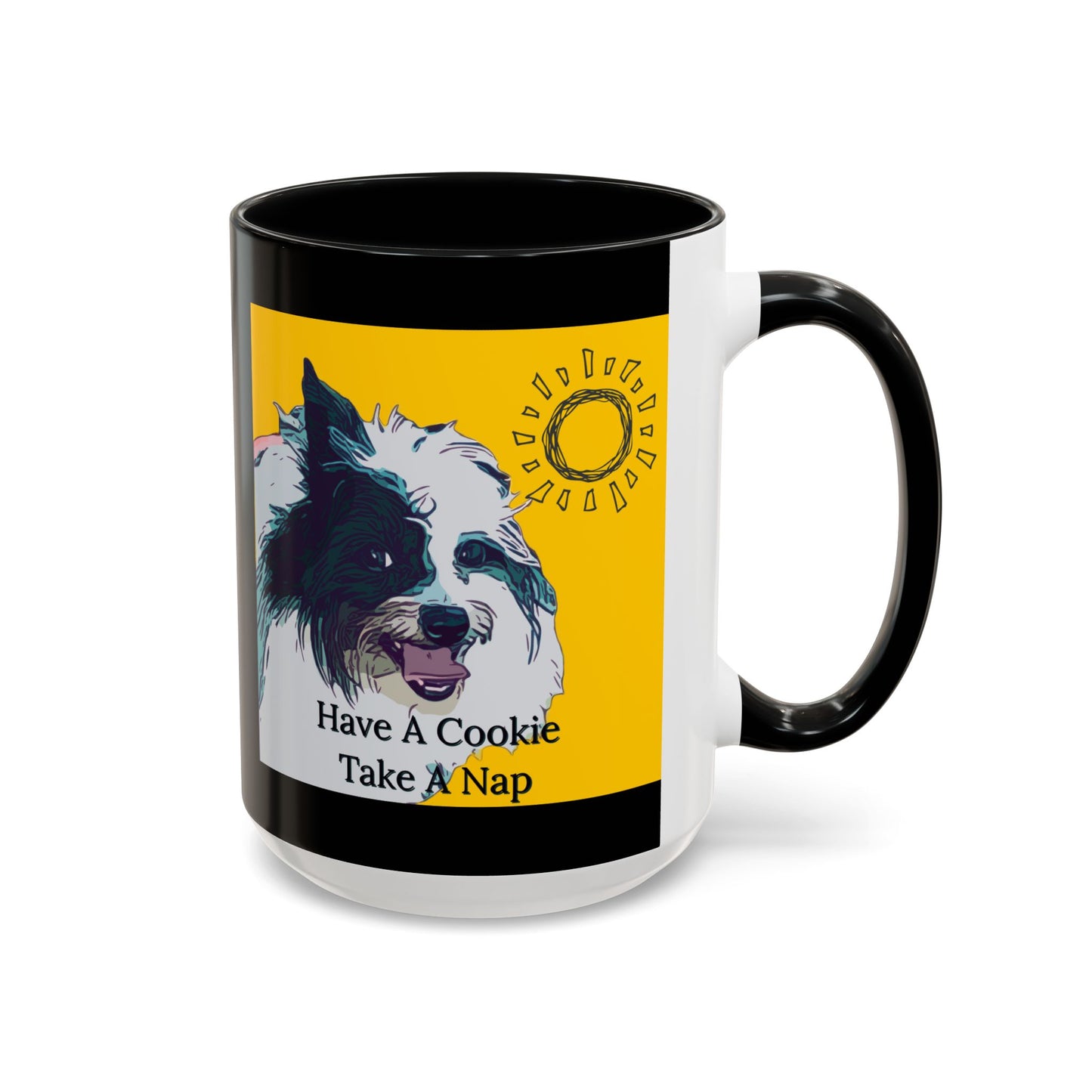 Coffee Mug - Chippy The Tarot Dog, Have A Cookie, Take A Nap Design
